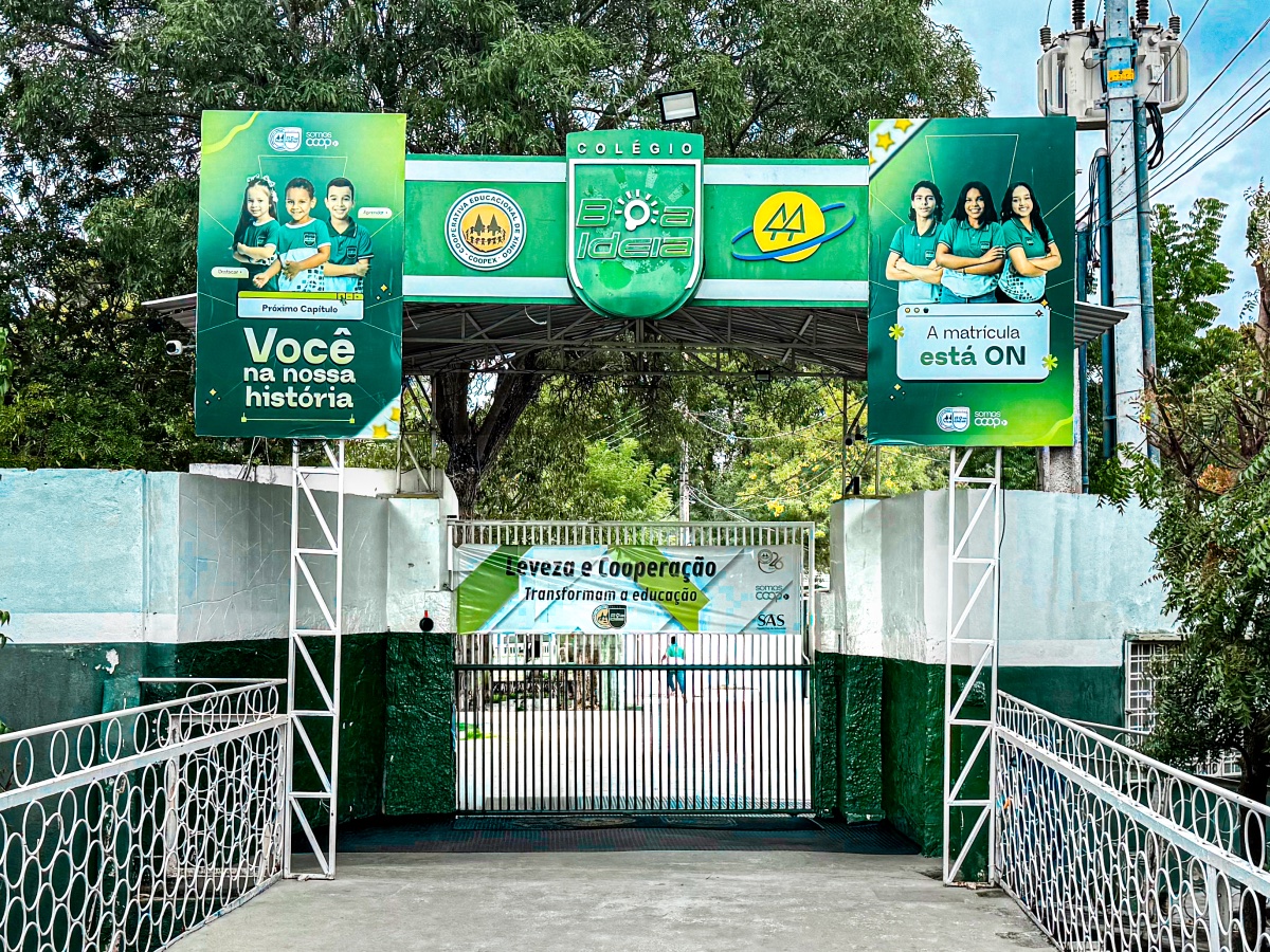Fachada e estrutura da Coopex Colégio Boa Ideia